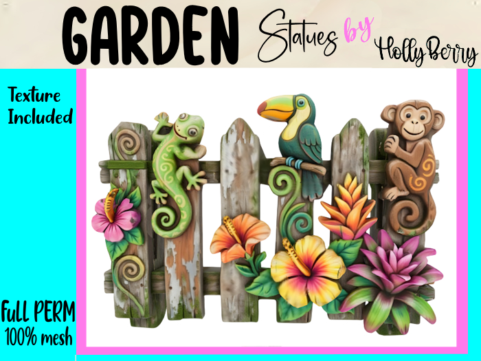 HB: Tropical Fence Panel B FuLL PERM