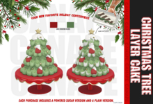 [Canape] Christmas Tree Cake - LT GREEN (V2)