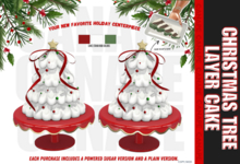 [Canape] Christmas Tree Cake - WHITE (V1)