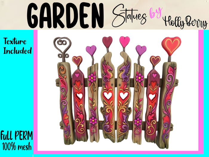 HB: Valentine Fence Panel FuLL PERM