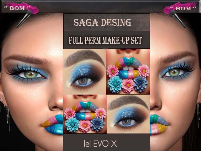 ''SaGa Design'' Full Perm Make-up New Set 051