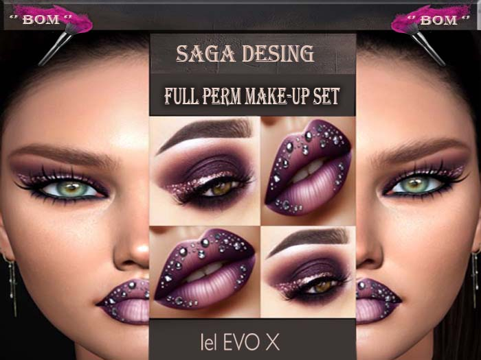 ''SaGa Design'' Full Perm Make-up New Set 052