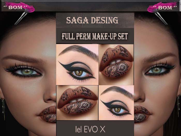 ''SaGa Design'' Full Perm Make-up New Set 053