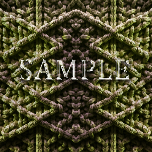[ Geometric Knit Seamless 04 ] F