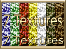 [ Geometric Knit Seamless 04 ] 7 Textures