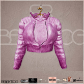 Baiastice_Poofy Suede Jacket-Pink