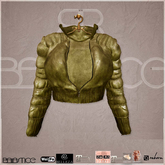 Baiastice_Poofy Suede Jacket-Olive