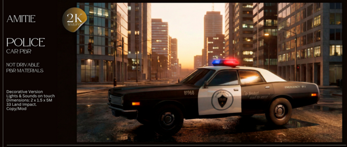 Amitie Police Car