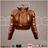 Baiastice_Poofy Suede Jacket-Copper