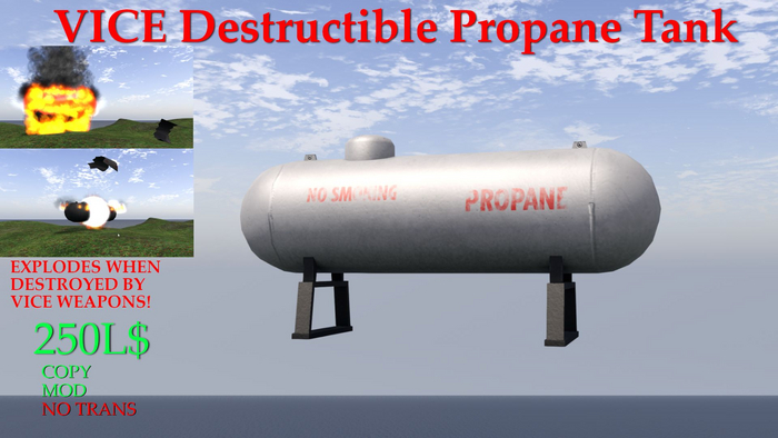 VICE Destructible Propane Tank