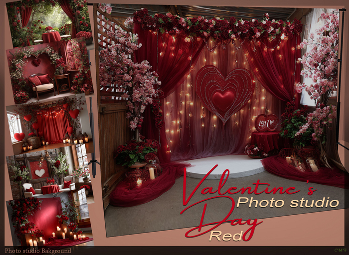 *!* Screen studio photo Valentine's day Red 
