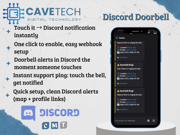 Cavetech - Discord Doorbell