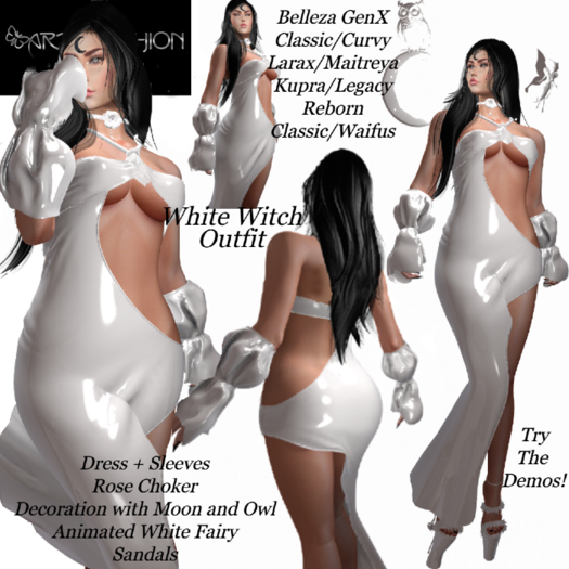 ART & FASHION - WHITE WITCH OUTFIT