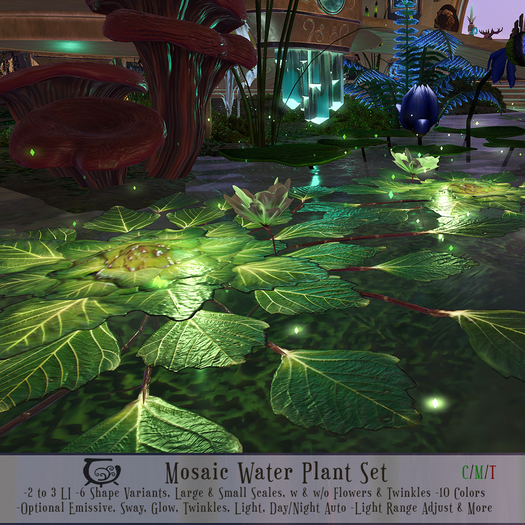 [CC] Mosaic Water Plant Set
