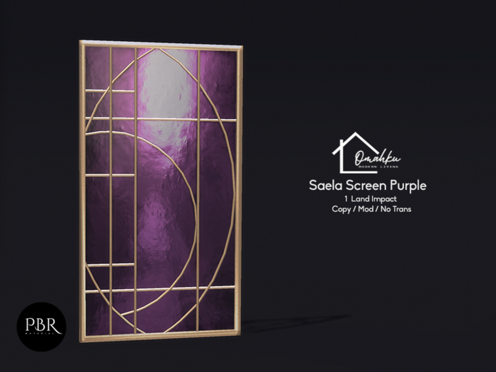 OMAHKU - Saela Screen Purple  