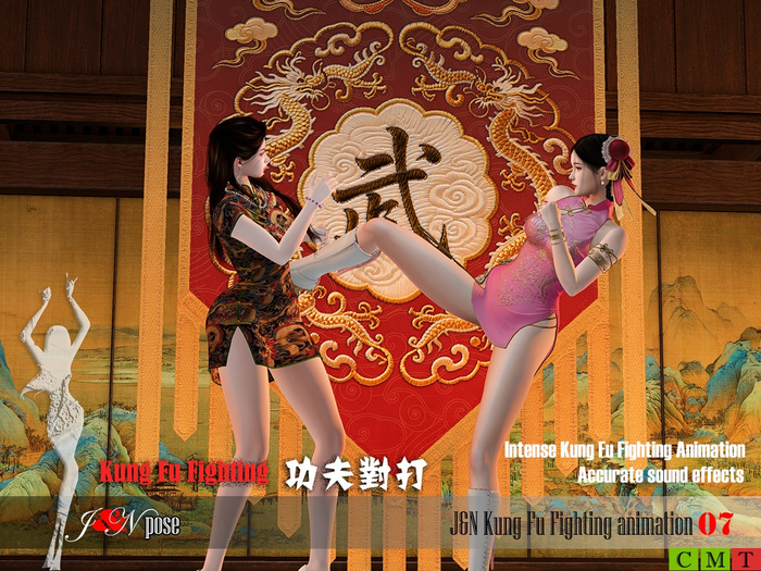 Kung Fu Fighting animation 07