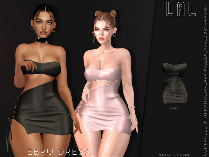 -LAL-Ebru Dress [Black]