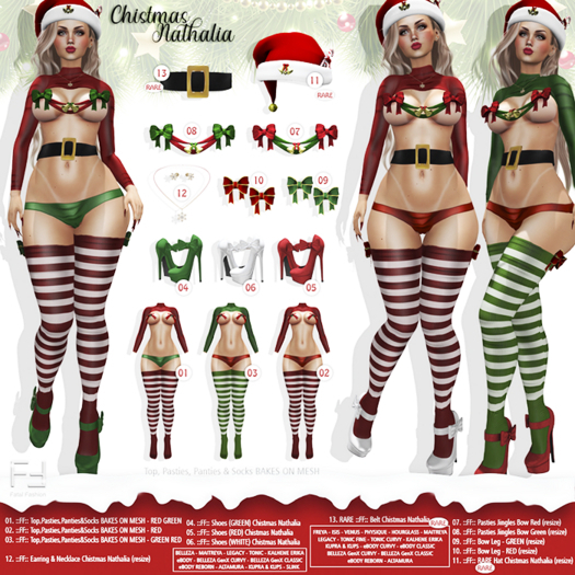 11. RARE ::FF:: Hat Chistmas Nathalia