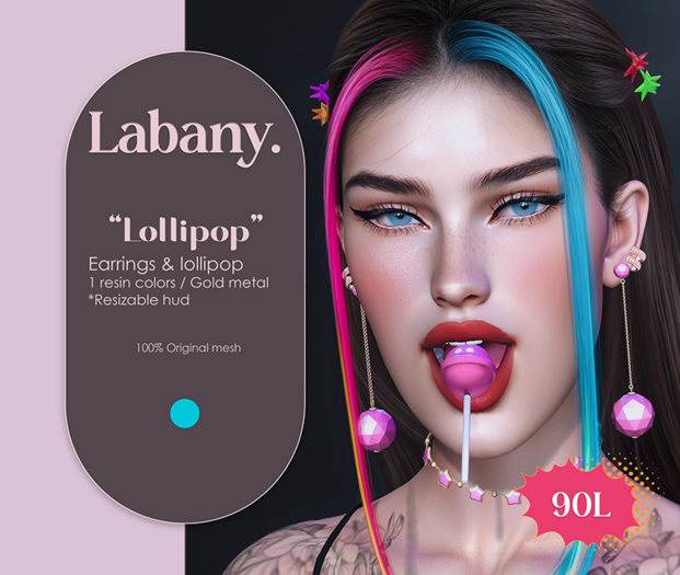 Labany. "Lollipop" accessories - Blue