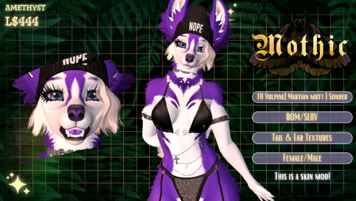 ::M:: MOTHIC SLAY Dogs . Amethyst