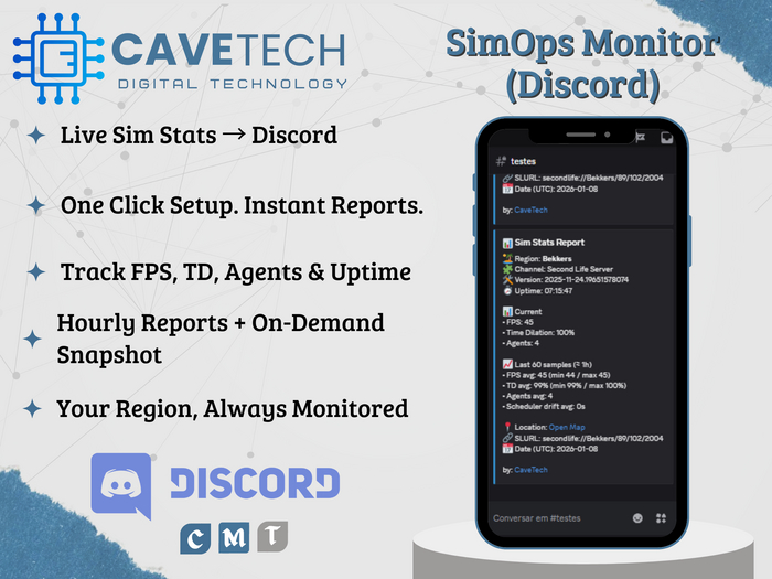 CaveTech - SimOps Monitor (Discord)