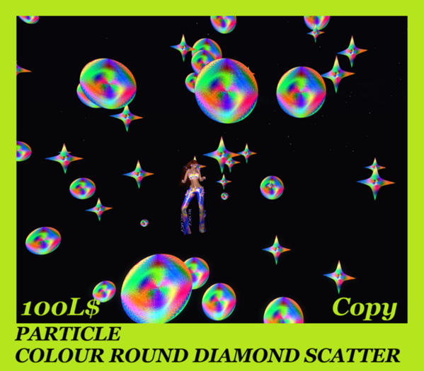 PARTICLE COLOUR ROUND DIAMOND SCATTER
