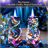 Max Luxury - Collectible Candles 'Magical Starry Night'