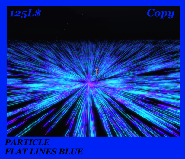PARTICLE FLAT LINES BLUE