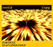 PARTICLE FLAT LINES GOLD