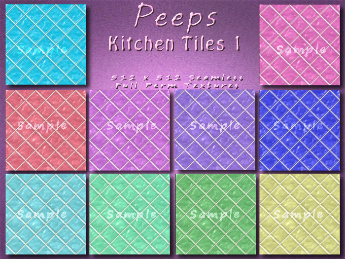 Peeps Textures Kitchen Tiles 1