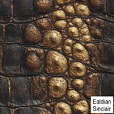 Gradient Brown Crocodile Seamless Texture
