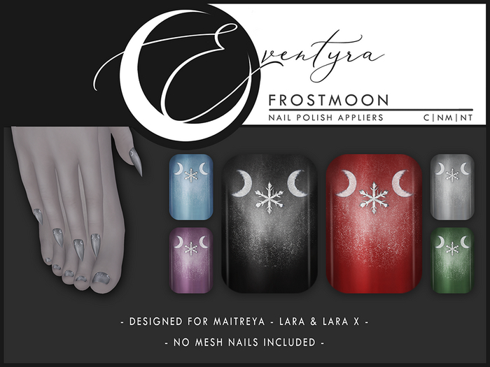 Eventyra - Maitreya Nail HUD - Frostmoon