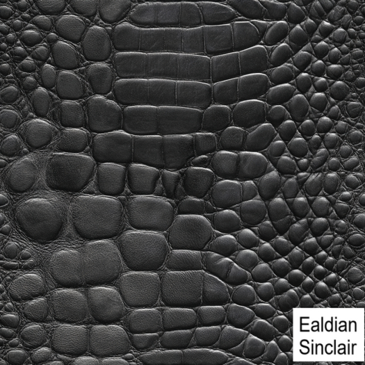 Black Crocodile Seamless Texture