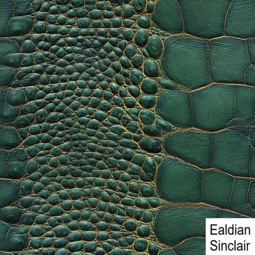 Green Crocodile Seamless Texture