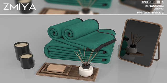 ZMIYA Spa Clutter - Green