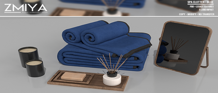ZMIYA Spa Clutter - Blue