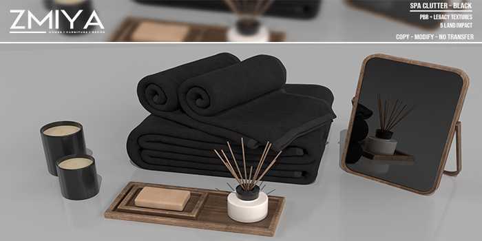 ZMIYA Spa Clutter - Black