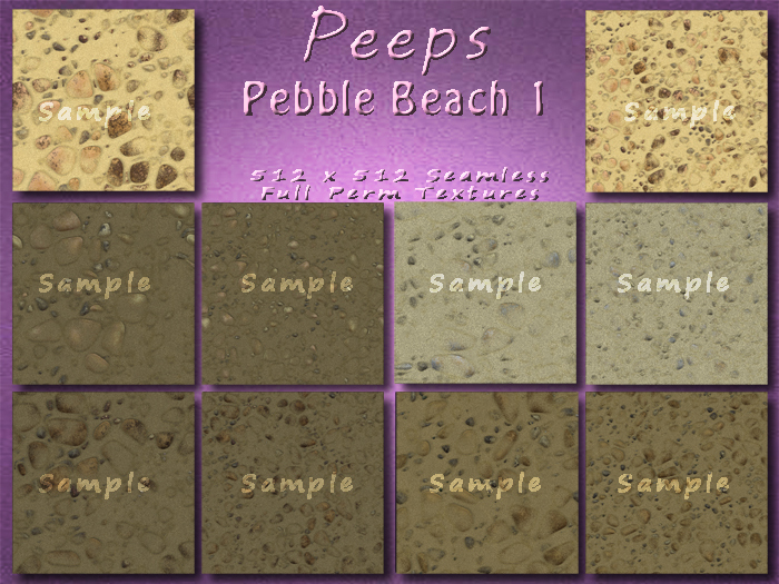 Peeps Textures Pebble Beach 1