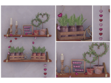 Love You More Shelf Set  