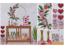 Hearts in Bloom Entry Set