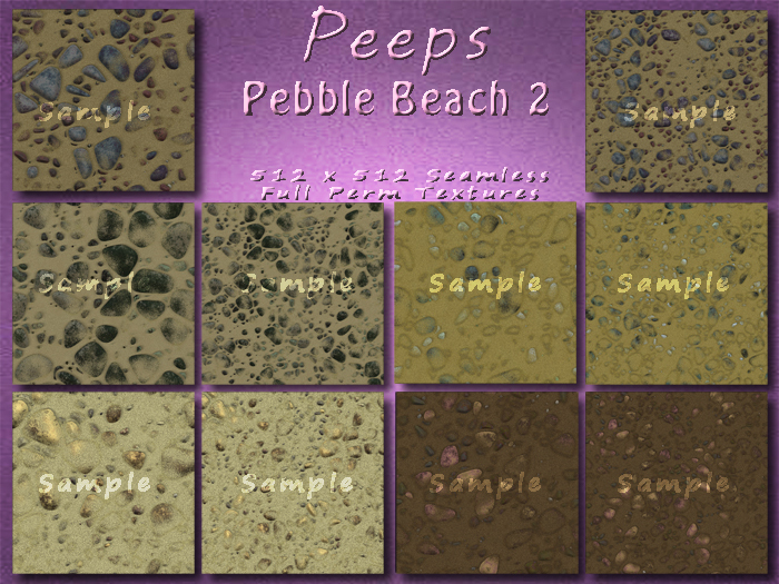 Peeps Textures Pebble Beach 2