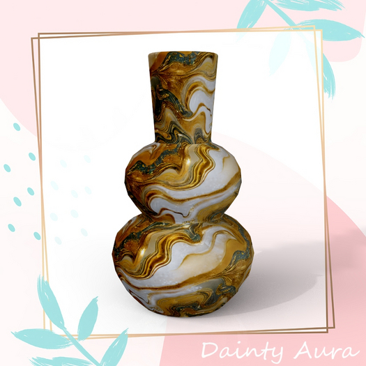 Orange Ceramic Vase