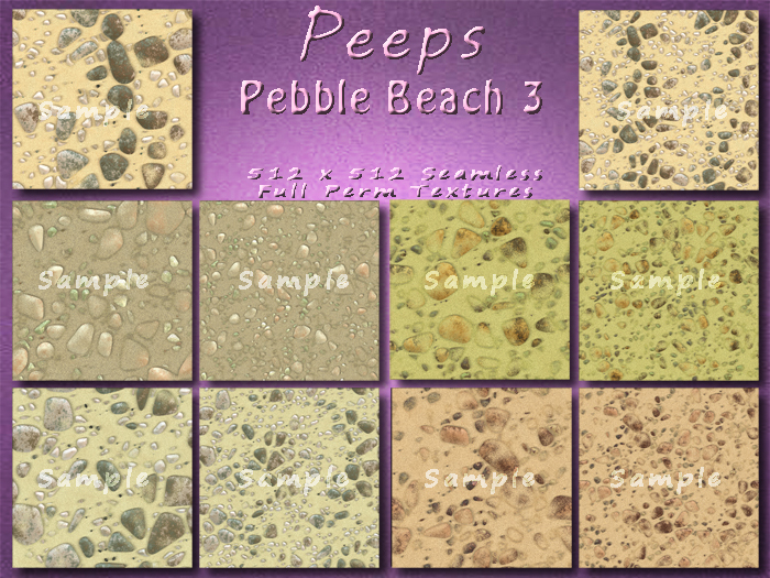 Peeps Textures Pebble Beach 3
