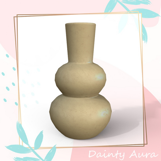 Tan Ceramic Vase