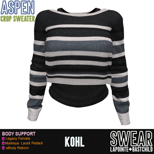 Sweater - Aspen Cropped - KOHL