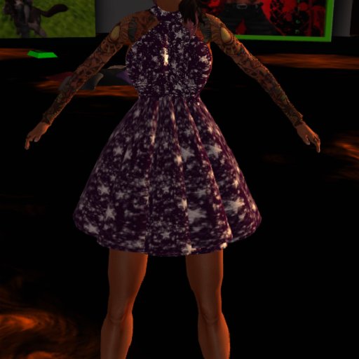 Starry Babydoll Dress