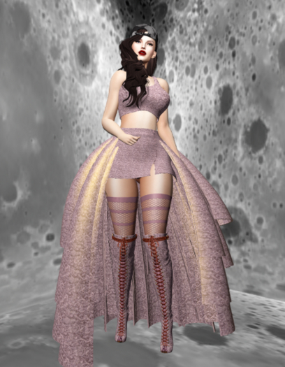 OSTARA Roses Skirt Set [Shell Pink] (Assorted)
