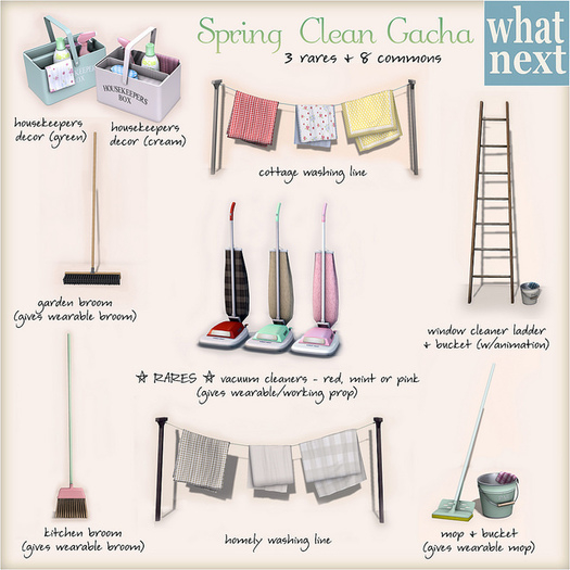 {what next} Spring Clean COMPLETE SET