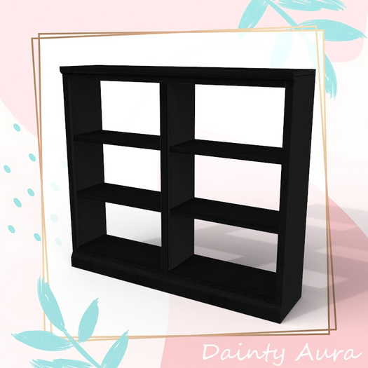 Black Wide Shelf