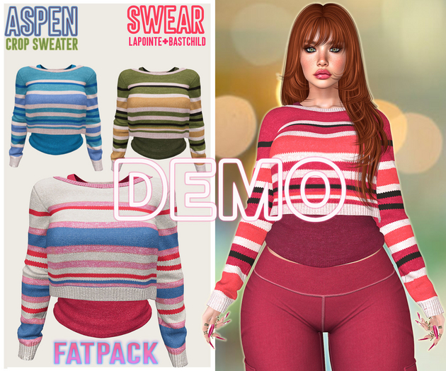 Sweater - Aspen Cropped - FATPACK DEMO